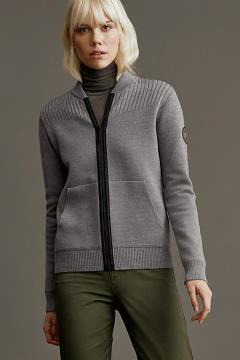 Chamarras Canada Goose Mujer Outlet - Lennox Prendas De Punto Grises SV4863027